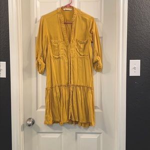 Mustard dress